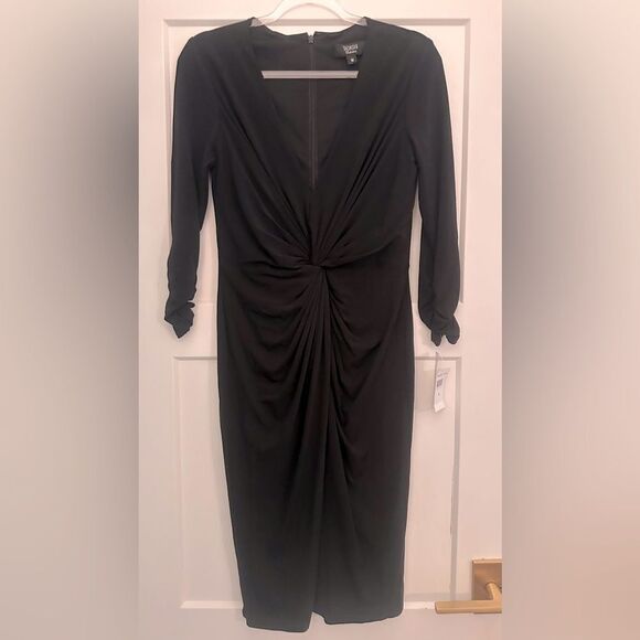 Tadashi Shoji Collection Twist Front Cocktail/Formal Dress NWT - Picture 2 of 8